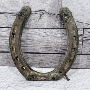 Vintage Horseshoe Rustic Farmhouse Western Decor Lucky Barn Decor Cottagecore